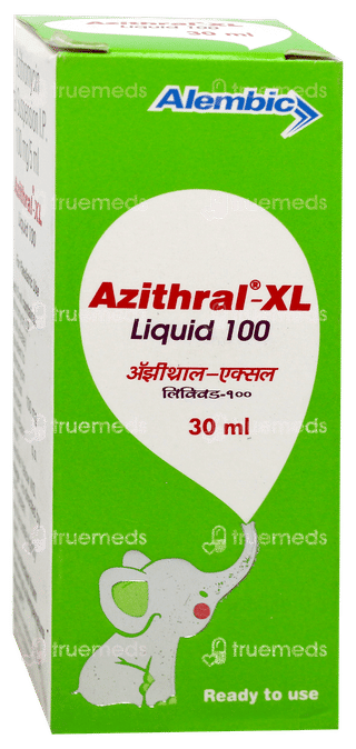 Azithral Xl 100 Liquid 30Ml